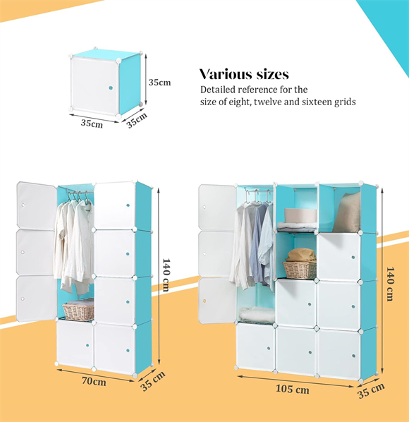 plastic wardrobe